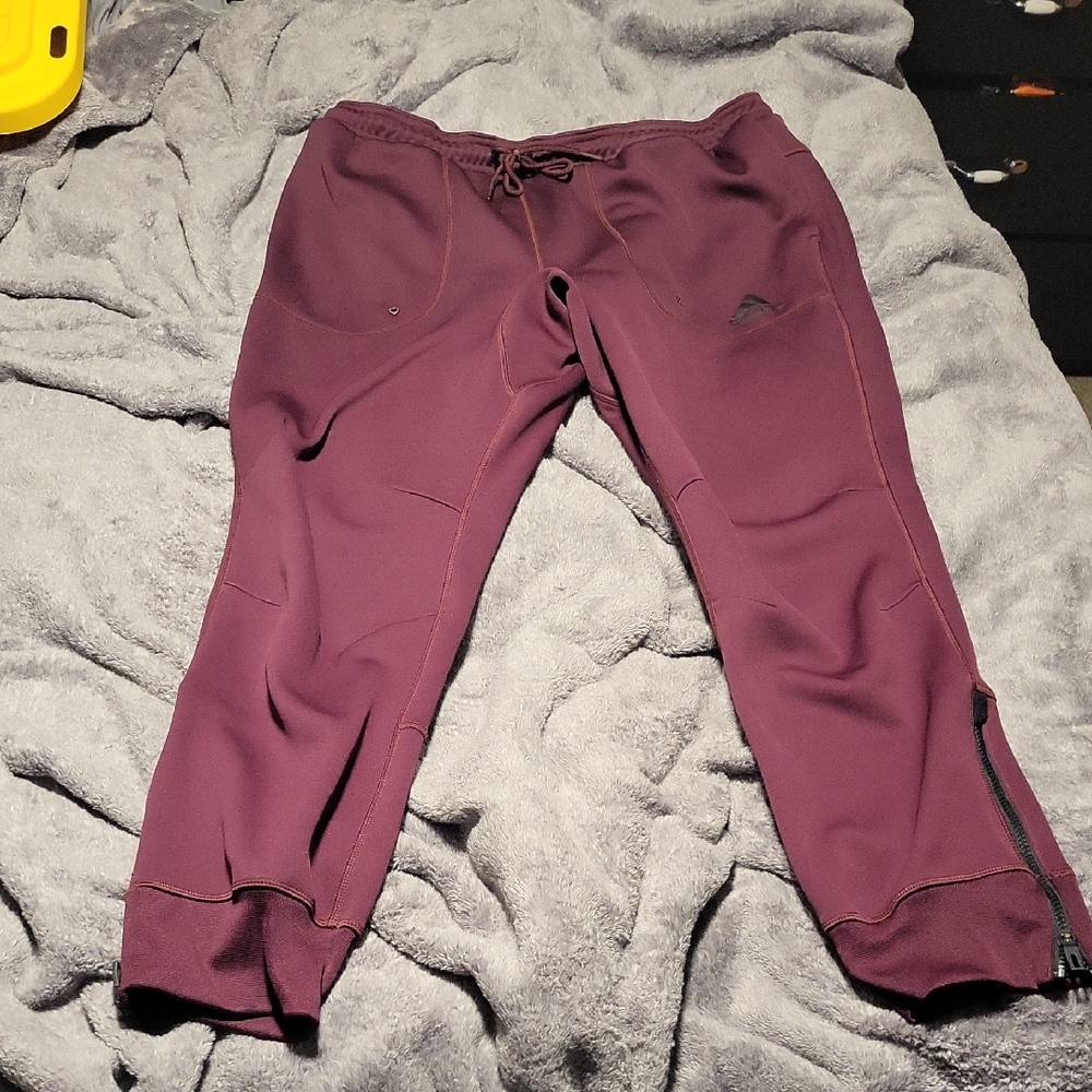 Mens maroon Jogger Pants xl #14